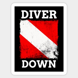 Diver Down Sticker